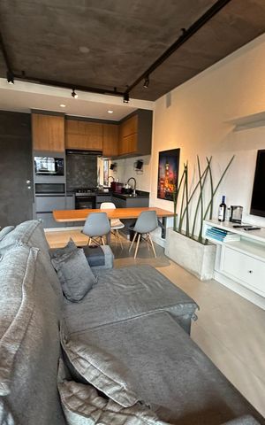 Apartamento à venda com 57m², 1 quarto e 1 vaga Apartamento à venda com 57m², 1 quarto e 1 vagaSala
