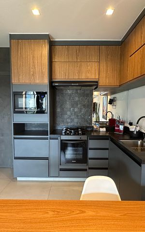 Apartamento à venda com 57m², 1 quarto e 1 vaga Apartamento à venda com 57m², 1 quarto e 1 vagaCozinha
