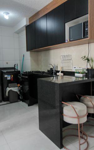 Apartamento à venda com 35m², 2 quartos e sem vagaCozinha e Área de Serviço