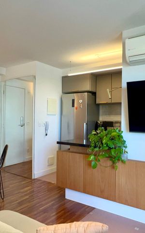 Studio à venda com 42m², 1 quarto e 1 vaga Studio à venda com 42m², 1 quarto e 1 vagaSala