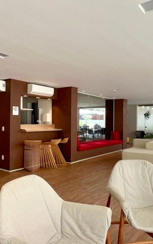 Studio à venda com 42m², 1 quarto e 1 vaga Studio à venda com 42m², 1 quarto e 1 vagaSalão de Festas