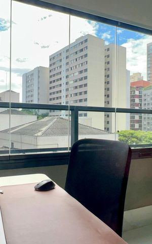 Studio à venda com 24m², 1 quarto e sem vaga Studio à venda com 24m², 1 quarto e sem vagaVaranda