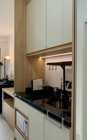 Studio à venda com 24m², 1 quarto e sem vaga Studio à venda com 24m², 1 quarto e sem vagaCozinha