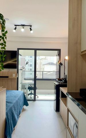 Studio à venda com 24m², 1 quarto e sem vaga Studio à venda com 24m², 1 quarto e sem vagaCozinha