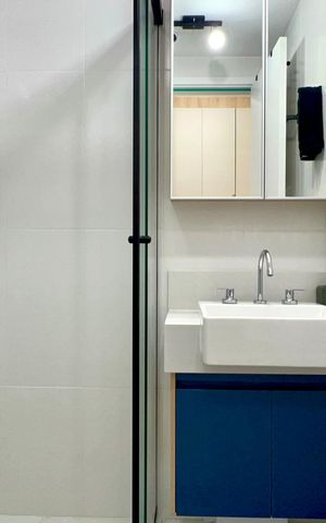 Studio à venda com 24m², 1 quarto e sem vaga Studio à venda com 24m², 1 quarto e sem vagaBanheiro