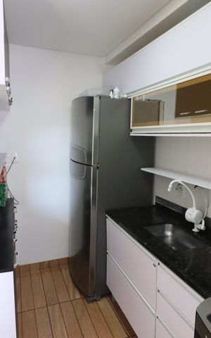 Apartamento à venda com 46m², 2 quartos e 1 vagaCozinha e Área de Serviço