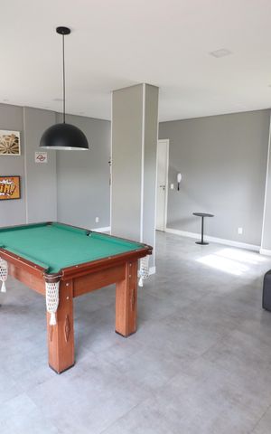 Apartamento à venda com 46m², 2 quartos e 1 vagaÁrea comum - Sala de jogos