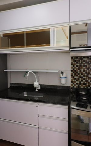 Apartamento à venda com 46m², 2 quartos e 1 vagaCozinha e Área de Serviço