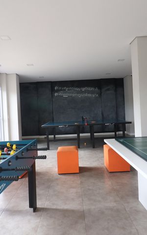 Apartamento à venda com 46m², 2 quartos e 1 vagaÁrea comum - Sala de jogos