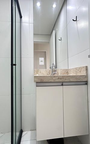 Apartamento à venda com 80m², 3 quartos e 1 vaga Apartamento à venda com 80m², 3 quartos e 1 vagaBanheiro 1