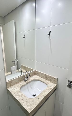 Apartamento à venda com 80m², 3 quartos e 1 vaga Apartamento à venda com 80m², 3 quartos e 1 vagaBanheiro 1