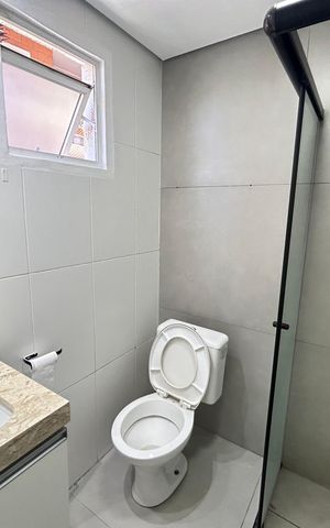 Apartamento à venda com 80m², 3 quartos e 1 vaga Apartamento à venda com 80m², 3 quartos e 1 vagaBanheiro da Suíte