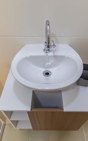 Studio à venda com 26m², 1 quarto e sem vaga Studio à venda com 26m², 1 quarto e sem vagaBanheiro
