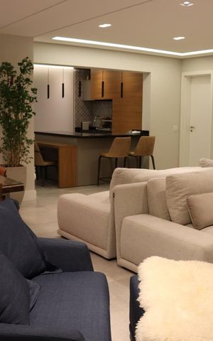 Apartamento à venda com 155m², 3 quartos e 2 vagas Apartamento à venda com 155m², 3 quartos e 2 vagasSala