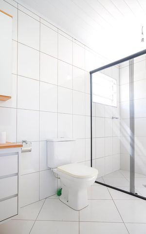 Casa à venda com 140m², 4 quartos e 2 vagasBanheiro da varanda