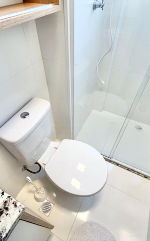 Studio à venda com 24m², 1 quarto e sem vaga Studio à venda com 24m², 1 quarto e sem vagaBanheiro