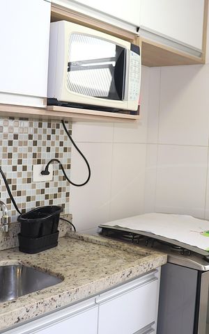 Apartamento à venda com 52m², 1 quarto e 1 vagaCozinha