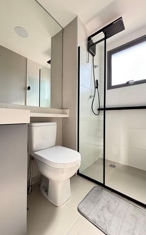Studio à venda com 33m², 1 quarto e sem vaga Studio à venda com 33m², 1 quarto e sem vagaBanheiro