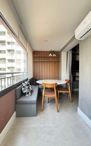 Studio à venda com 33m², 1 quarto e sem vaga Studio à venda com 33m², 1 quarto e sem vagaVaranda