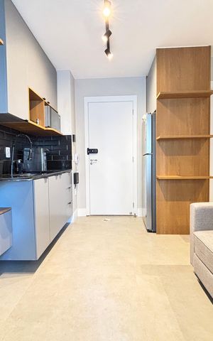 Studio à venda com 33m², 1 quarto e sem vaga Studio à venda com 33m², 1 quarto e sem vagaStudio