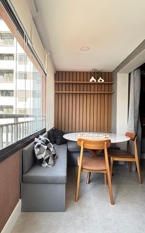Studio à venda com 33m², 1 quarto e sem vaga Studio à venda com 33m², 1 quarto e sem vagaVaranda