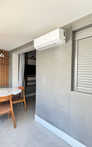 Studio à venda com 33m², 1 quarto e sem vaga Studio à venda com 33m², 1 quarto e sem vagaVaranda