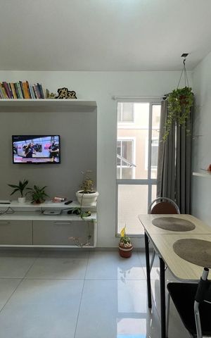 Apartamento à venda com 45m², 2 quartos e 1 vaga