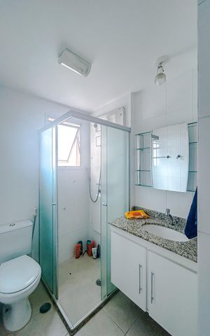Apartamento à venda com 66m², 2 quartos e 1 vagaBanheiro