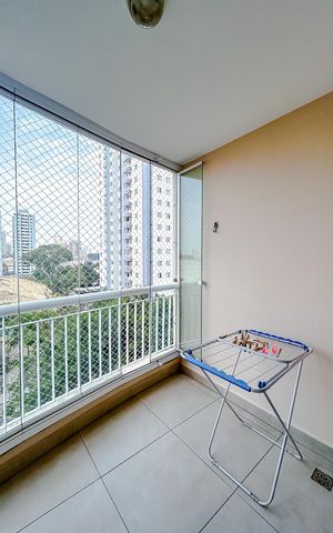Apartamento à venda com 66m², 2 quartos e 1 vagaVaranda
