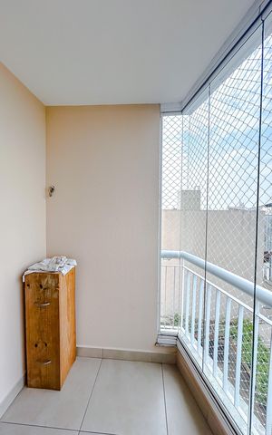 Apartamento à venda com 66m², 2 quartos e 1 vagaVaranda