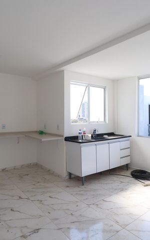 Apartamento para alugar com 28m², 2 quartos e sem vagaÁrea comum - Salão de festas