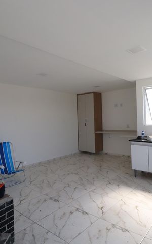 Apartamento para alugar com 28m², 2 quartos e sem vagaÁrea comum - Salão de festas