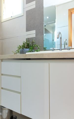 Apartamento à venda com 148m², 3 quartos e 3 vagasBanheiro da Suíte 1