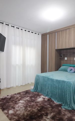 Apartamento à venda com 122m², 3 quartos e 2 vagasQuarto 1 suíte