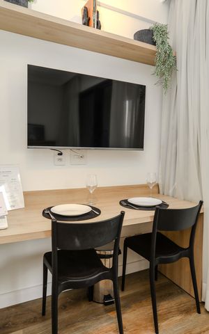 Apartamento à venda com 24m², 1 quarto e sem vaga Apartamento à venda com 24m², 1 quarto e sem vagaSala / Quarto