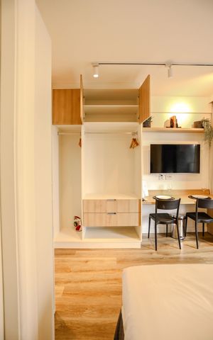 Apartamento à venda com 24m², 1 quarto e sem vaga Apartamento à venda com 24m², 1 quarto e sem vagaSala / Quarto
