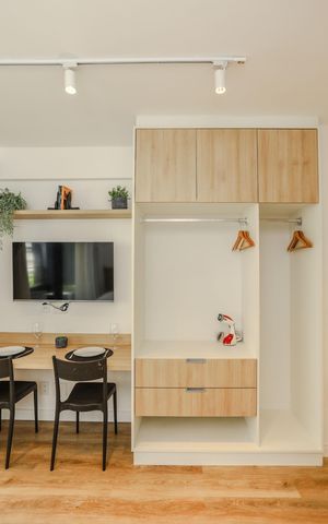 Apartamento à venda com 24m², 1 quarto e sem vaga Apartamento à venda com 24m², 1 quarto e sem vagaSala / Quarto
