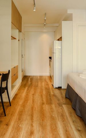 Apartamento à venda com 24m², 1 quarto e sem vaga Apartamento à venda com 24m², 1 quarto e sem vagaSala / Quarto