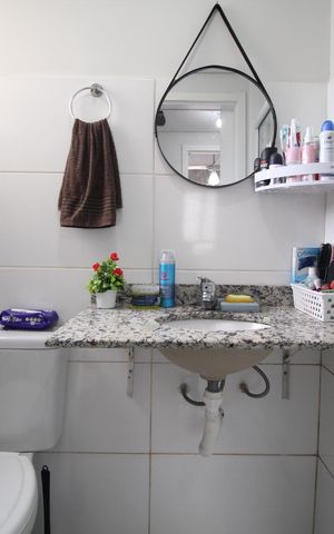 Apartamento para alugar com 63m², 2 quartos e 1 vagaBanheiro