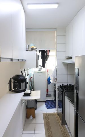 Apartamento à venda com 65m², 3 quartos e 1 vagaCozinha e Área de Serviço