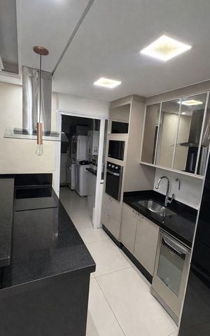 Apartamento à venda com 89m², 3 quartos e 2 vagas Apartamento à venda com 89m², 3 quartos e 2 vagasCozinha