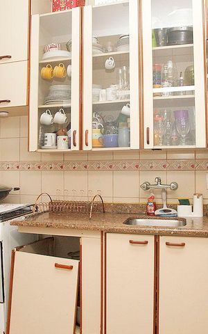 Apartamento à venda com 77m², 2 quartos e 1 vagaCozinha + Área de Serviço