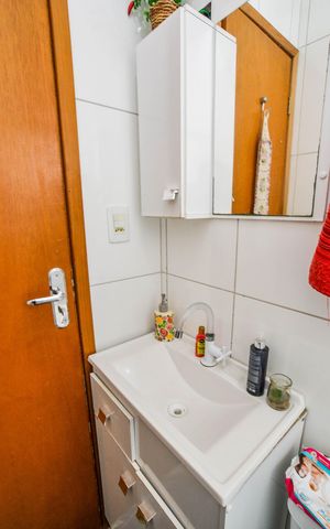 Casa à venda com 89m², 2 quartos e 2 vagas Casa à venda com 89m², 2 quartos e 2 vagasBanheiro da Suíte