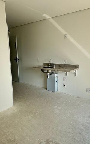 Studio à venda com 26m², 1 quarto e sem vaga