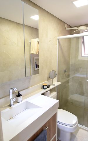 Apartamento à venda com 86m², 2 quartos e 1 vagaBanheiro Suíte