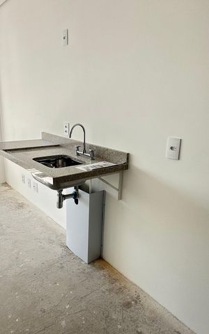 Studio à venda com 27m², 1 quarto e sem vaga