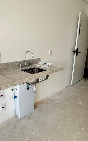 Studio à venda com 27m², 1 quarto e sem vaga