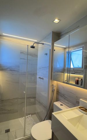 Apartamento à venda com 89m², 3 quartos e 1 vaga Apartamento à venda com 89m², 3 quartos e 1 vagaSuíte 1 - Banheiro