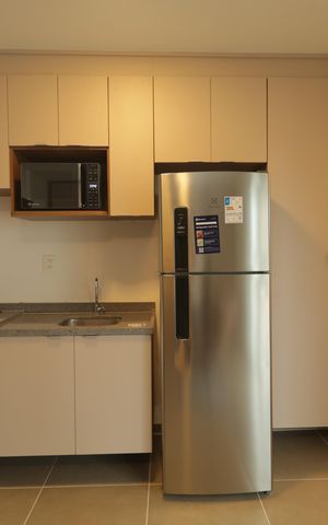 Studio à venda com 31m², 1 quarto e sem vagaCozinha