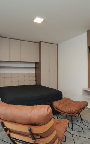 Studio à venda com 31m², 1 quarto e sem vagaStudio